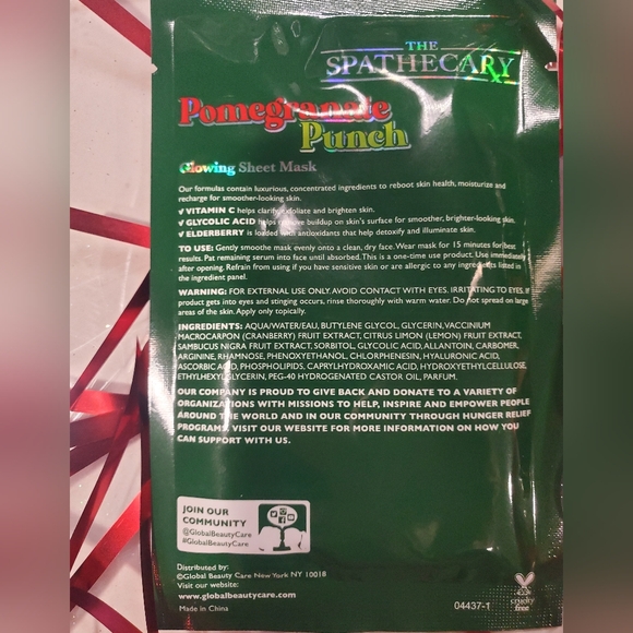 Pomergranate Punch Facial Mask Gift Set - Picture 7 of 8